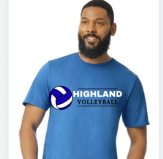 Highland Volleyball Tee