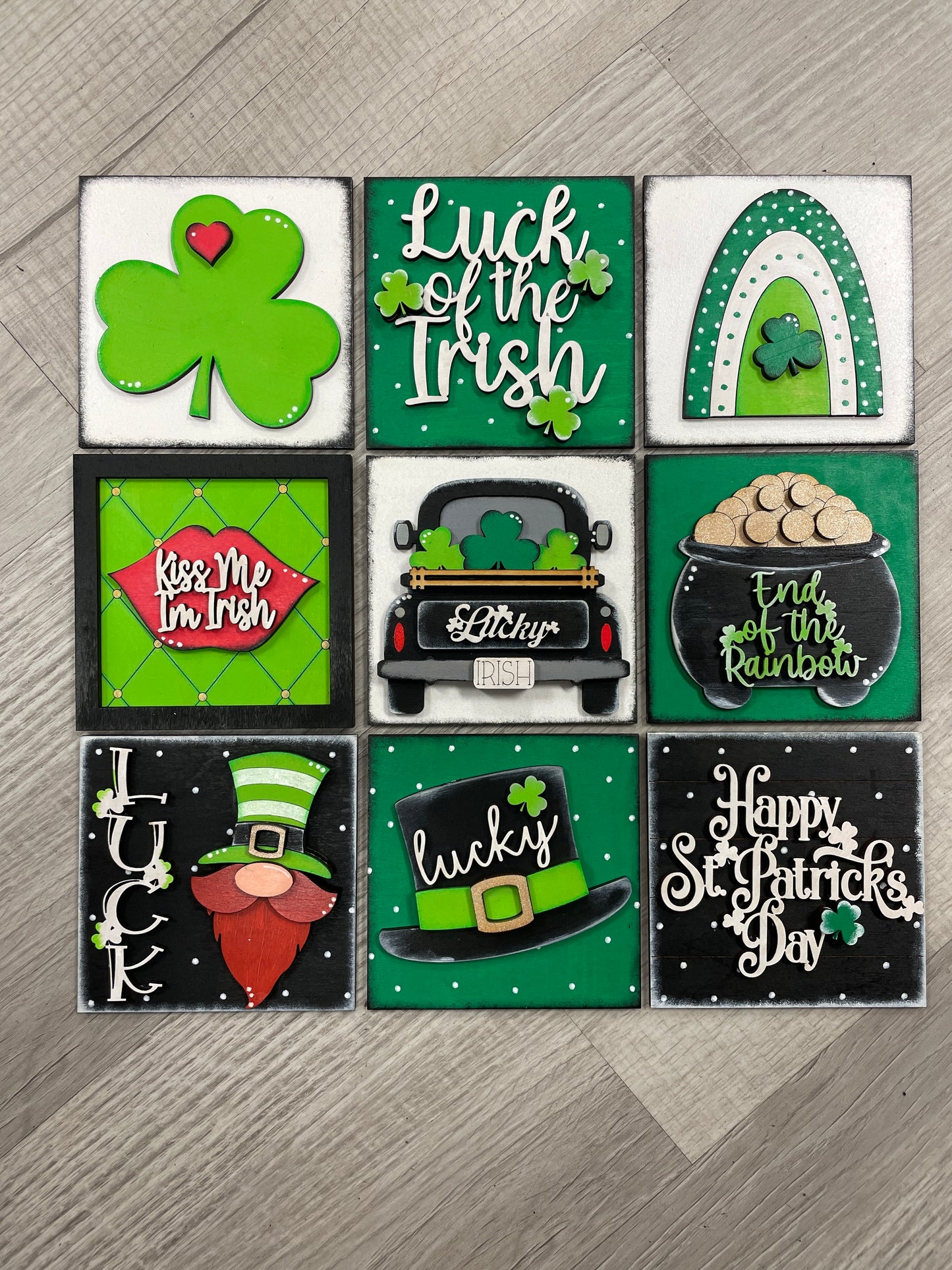 St. Patrick’s Day square inserts