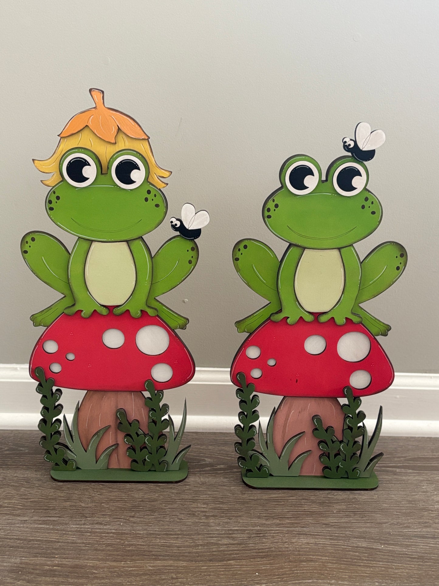 standing frog