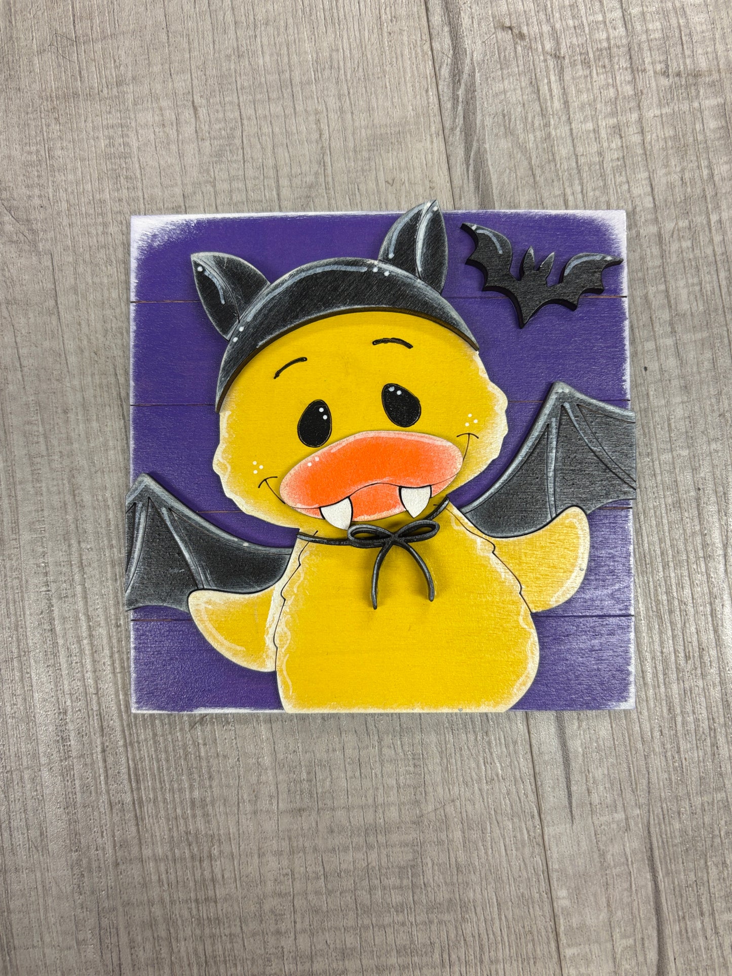 Duck Halloween interchangeable square inserts
