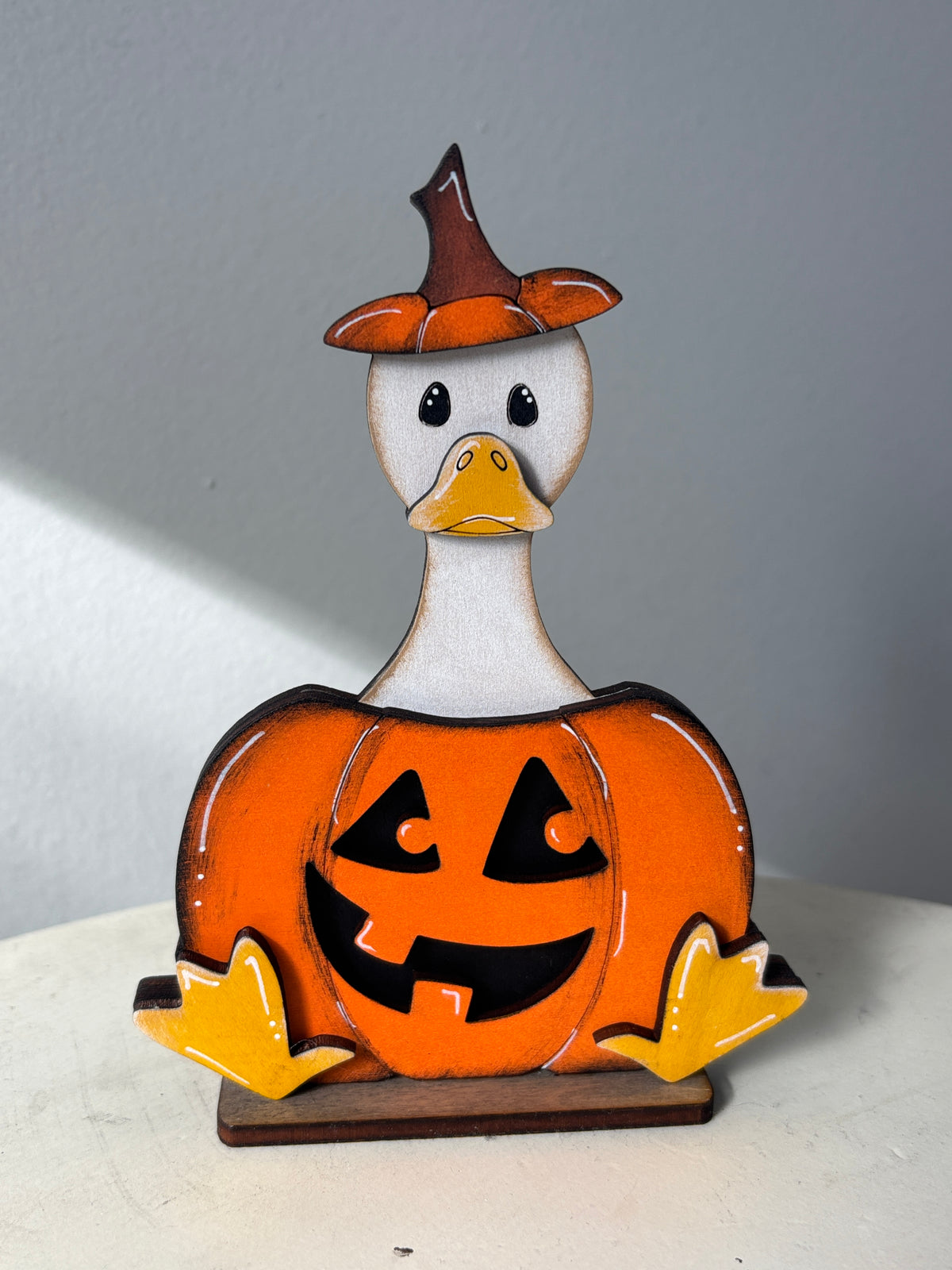 Mini standing Halloween geese