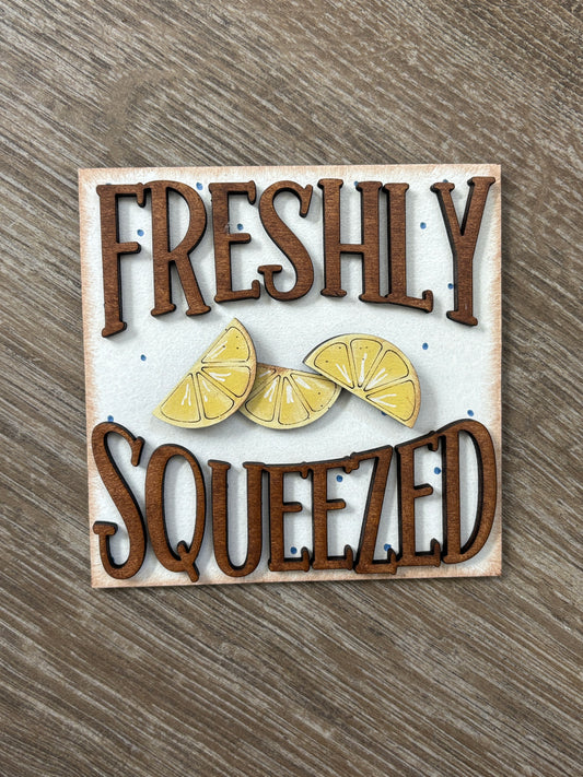 Lemon square inserts