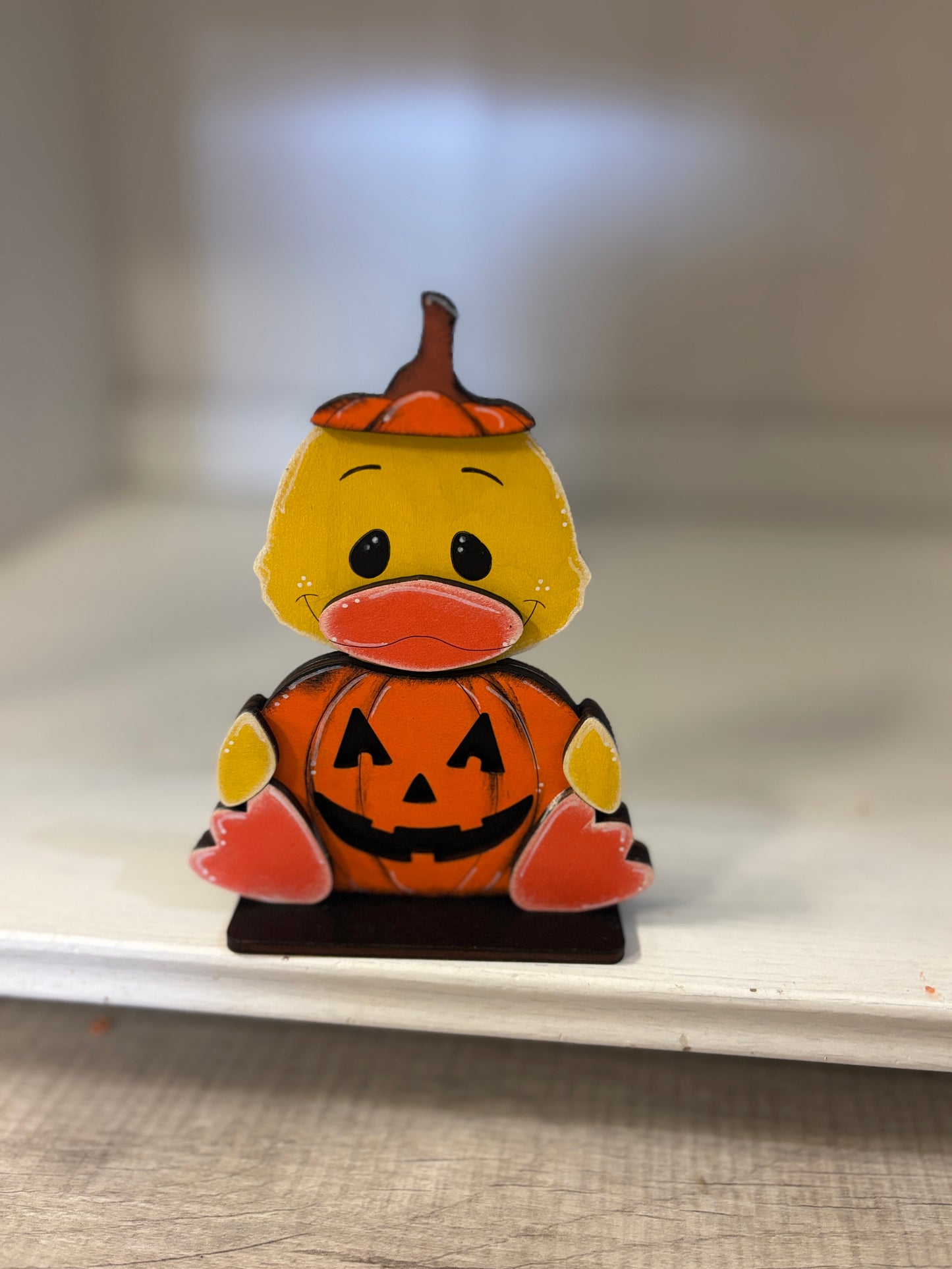 Mini standing Halloween ducks