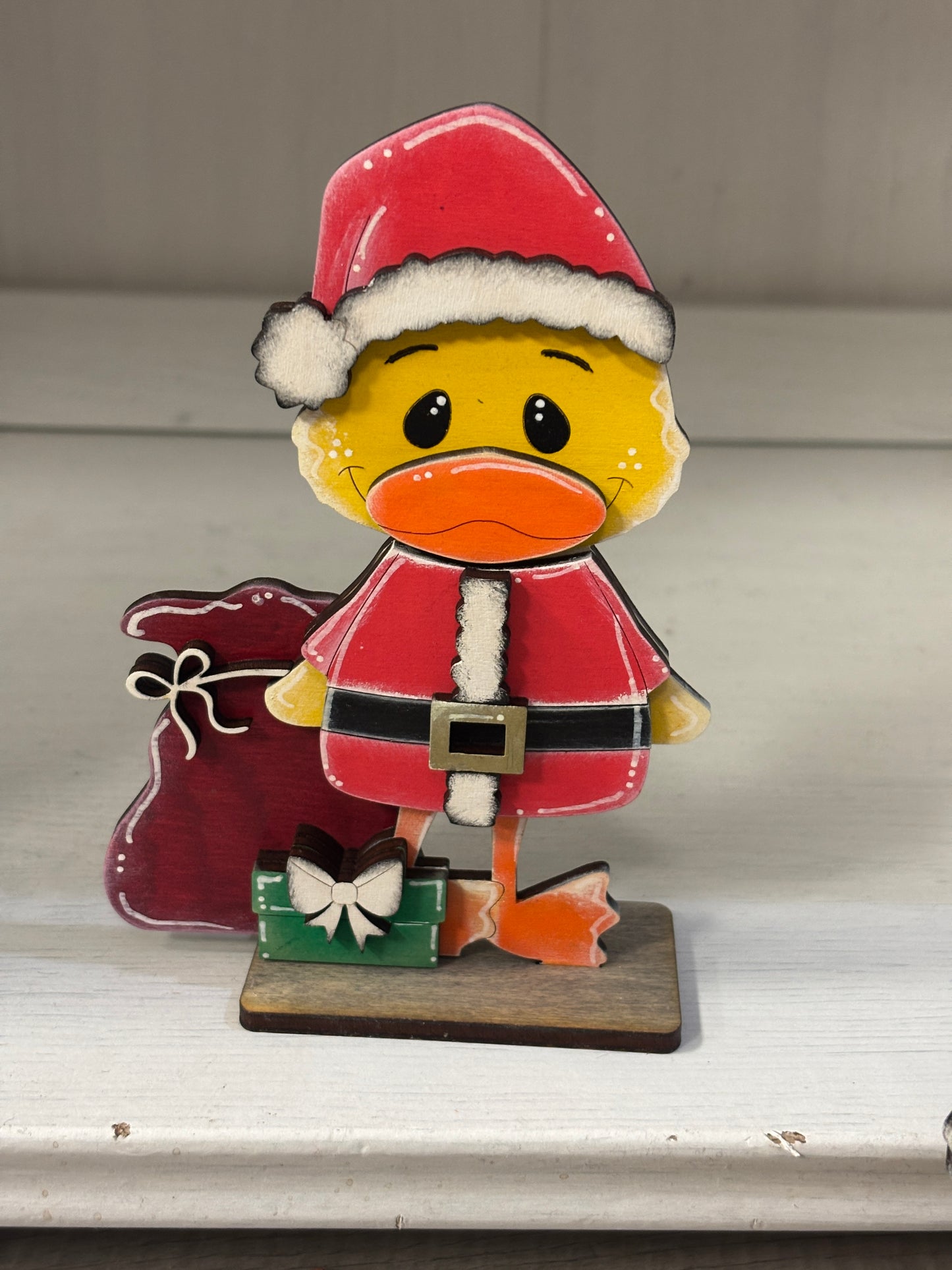 Standing Christmas ducks