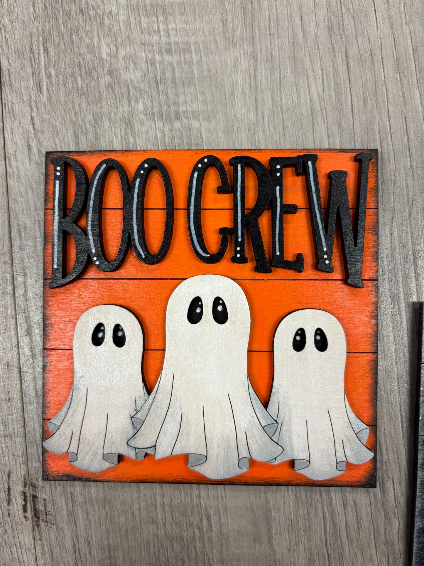 Ghost Halloween interchangeable square & rectangle inserts