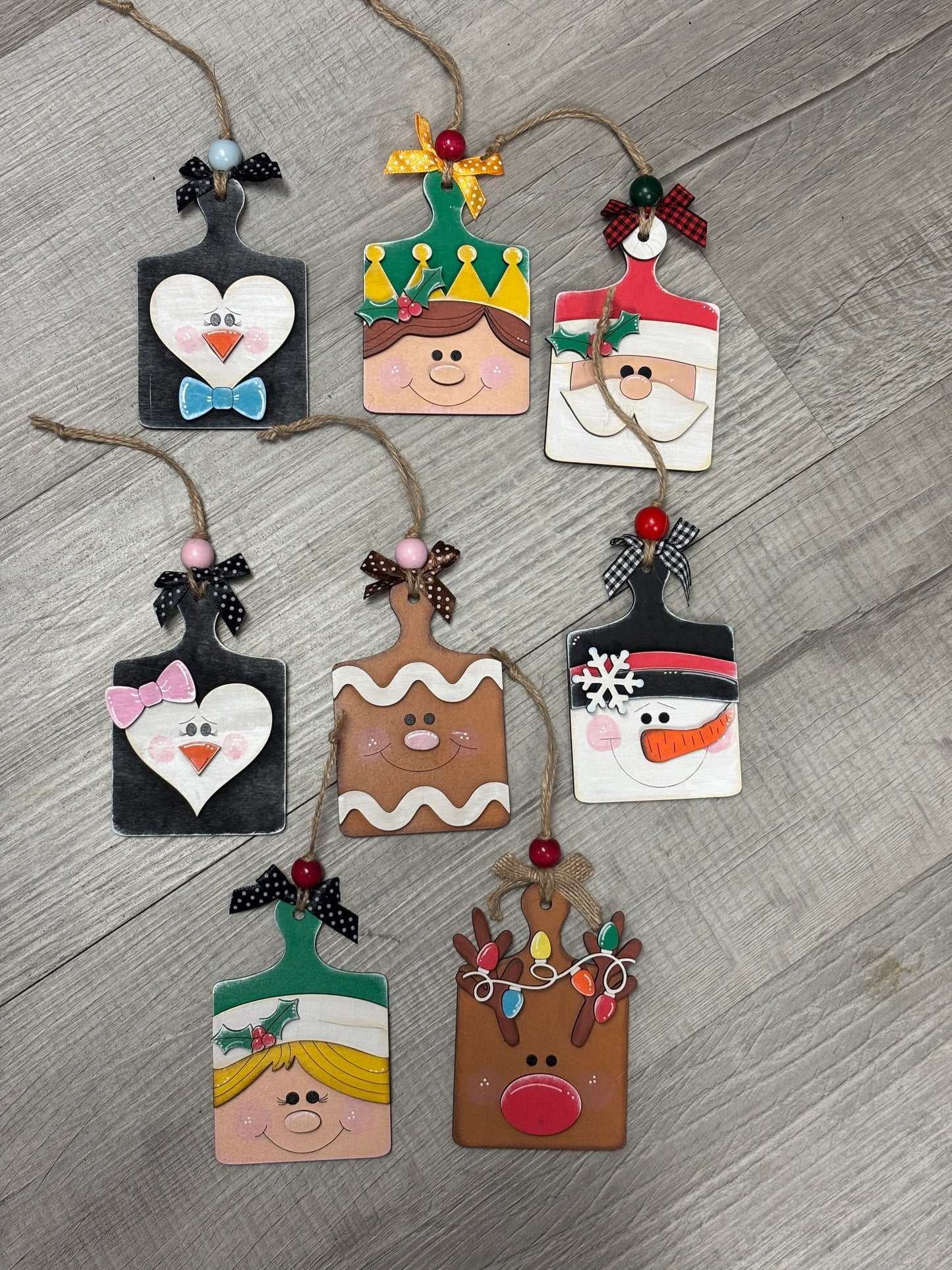 Christmas breadboard ornaments