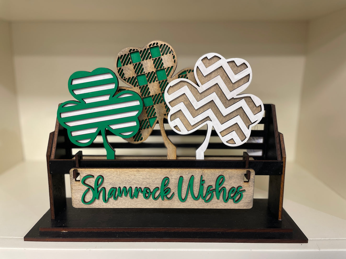 Wagon set w/Shamrocks