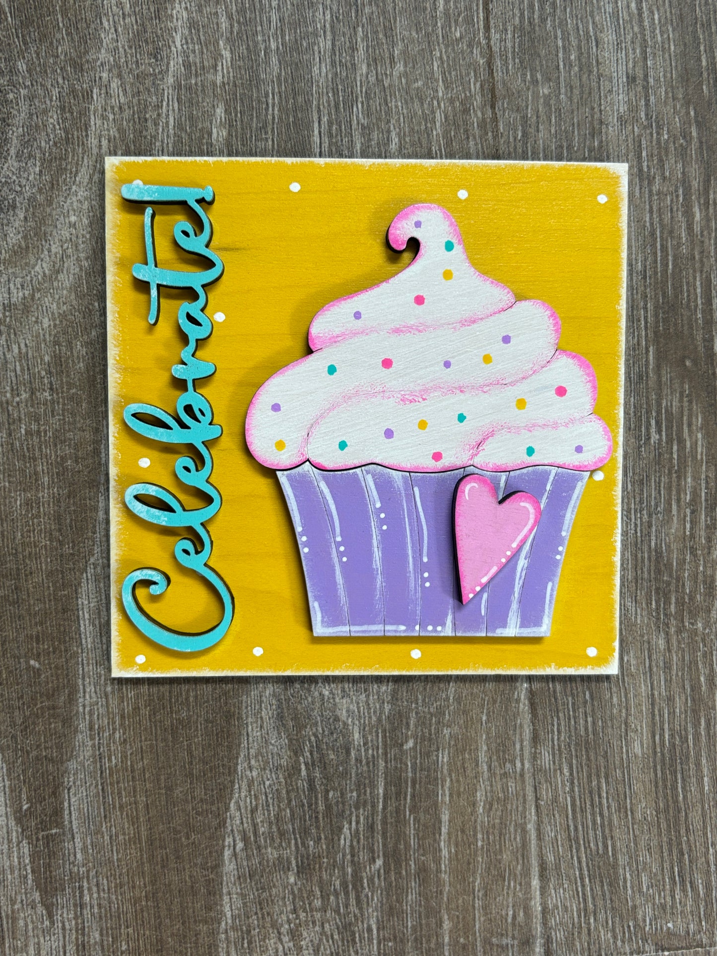Happy birthday square inserts