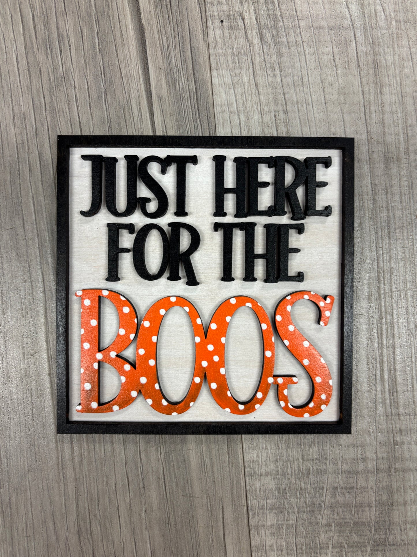 Ghost Halloween interchangeable square & rectangle inserts