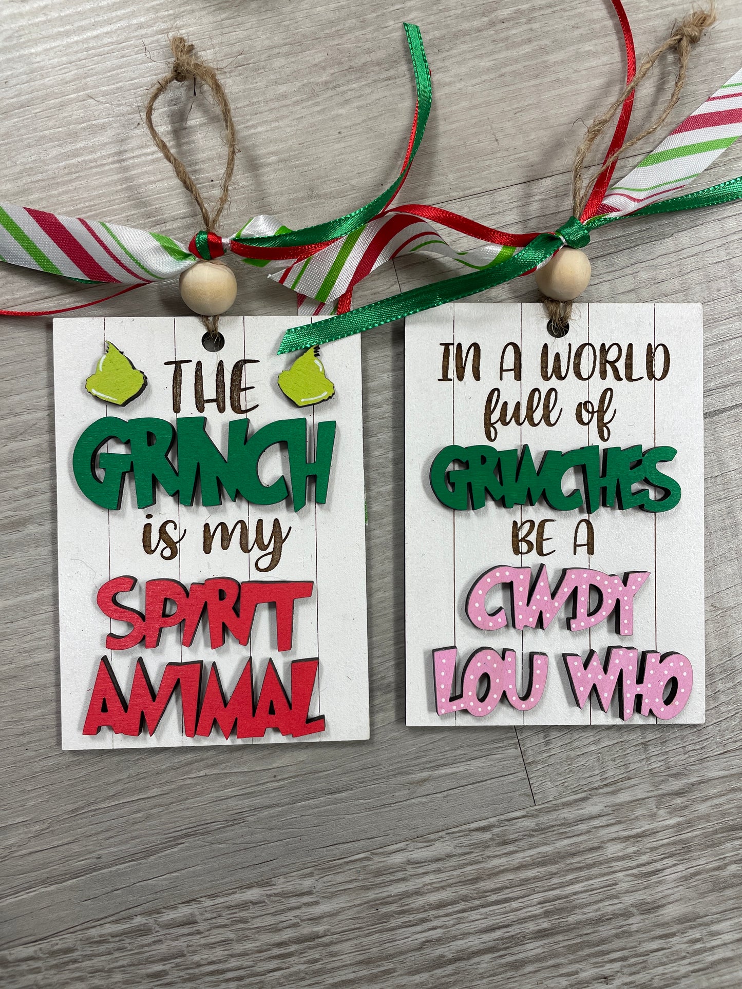 Grinch ornaments