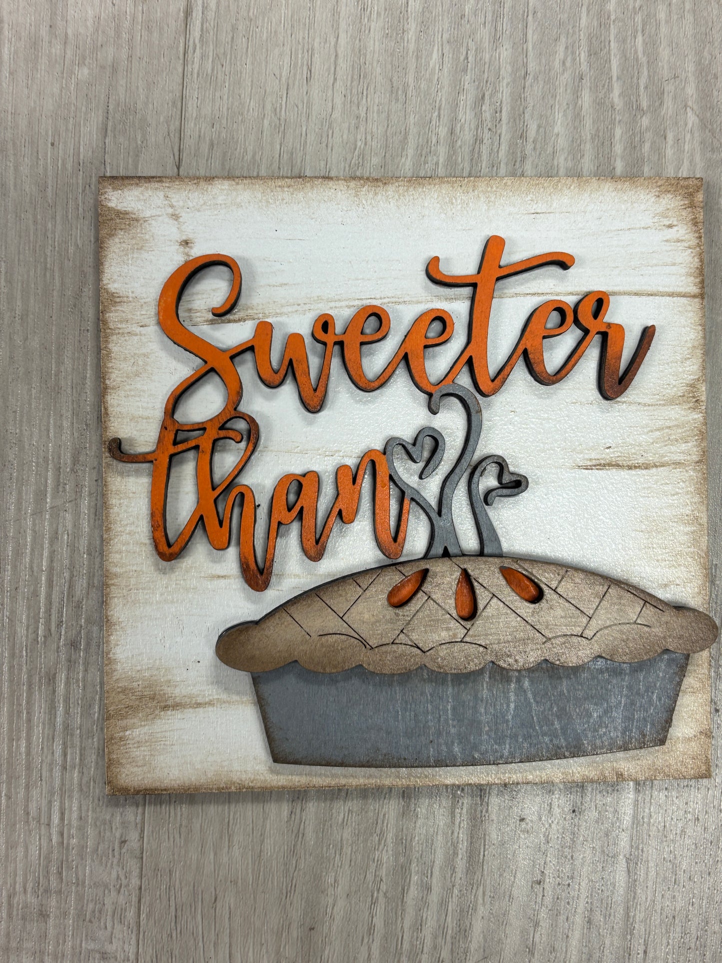 Fall - pumpkin pie square inserts