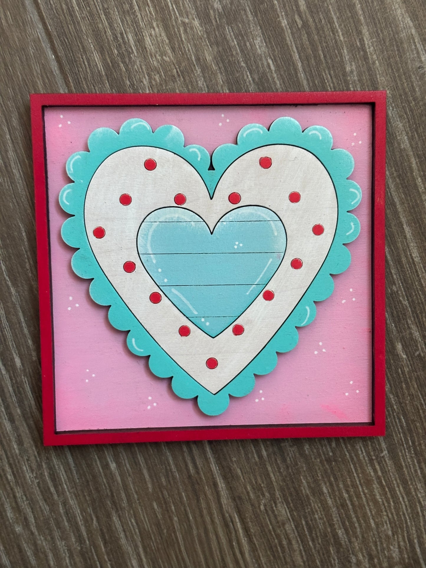Valentine’s square inserts