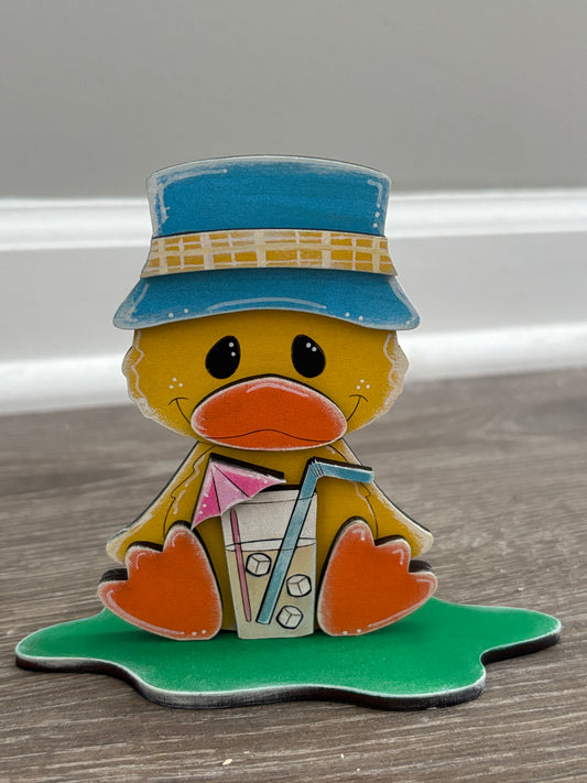 Mini standing summer ducks