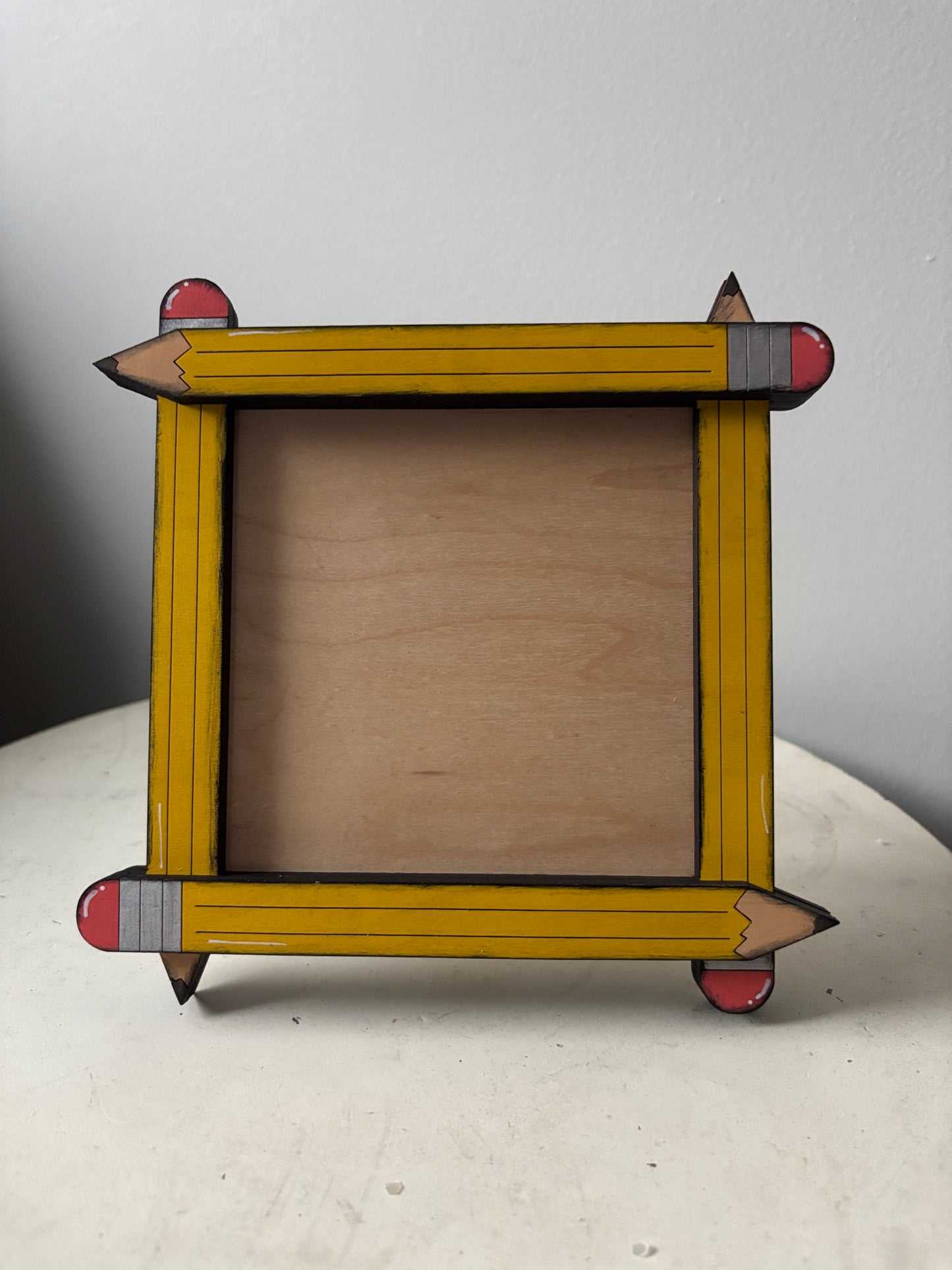 School Teacher themed Single frame for interchangeable square inserts