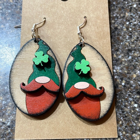 St. Patrick’s Day Gnome earrings
