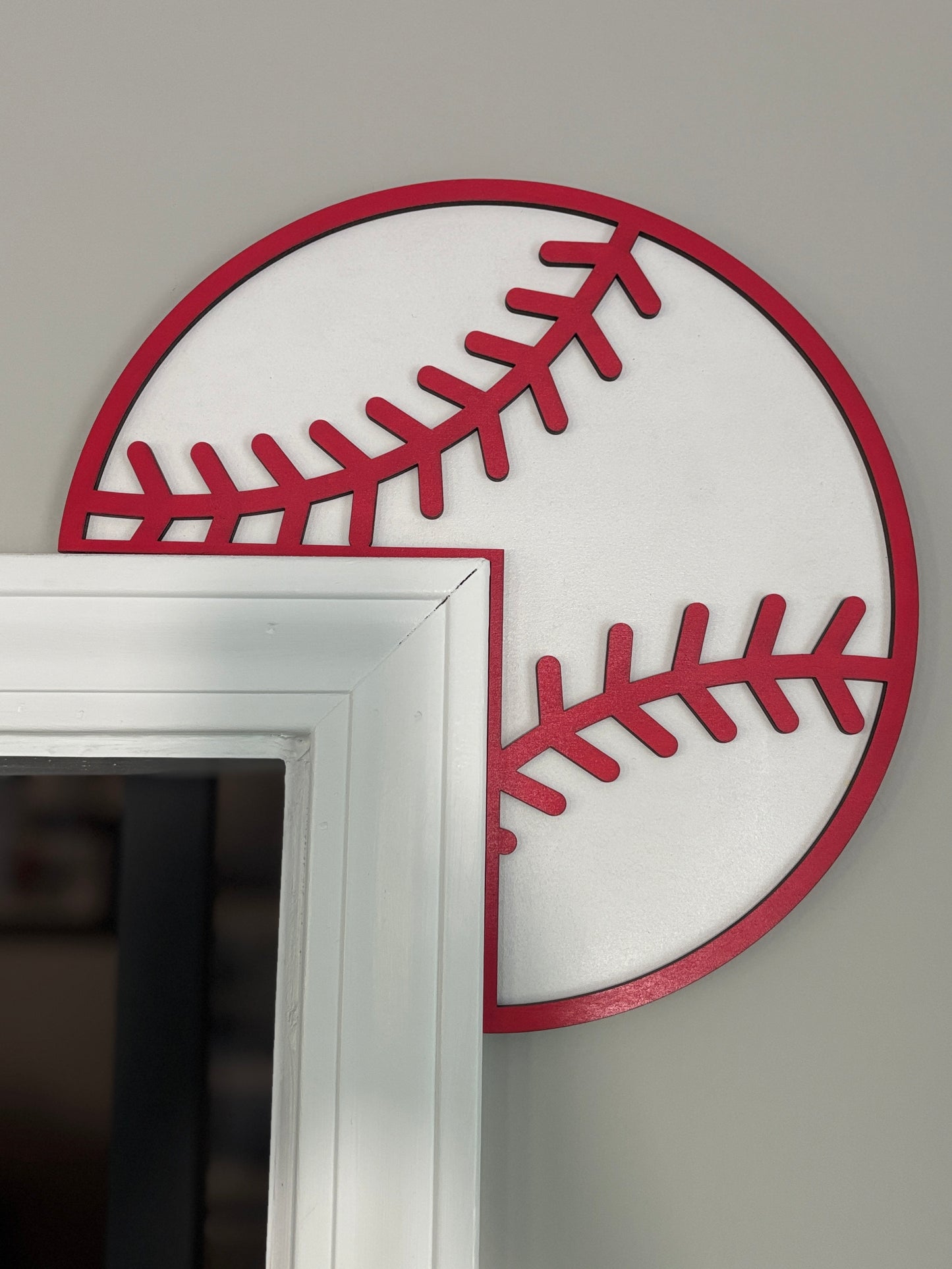 Sports door corner toppers