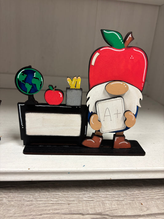 School Teacher gnome shelf sitters