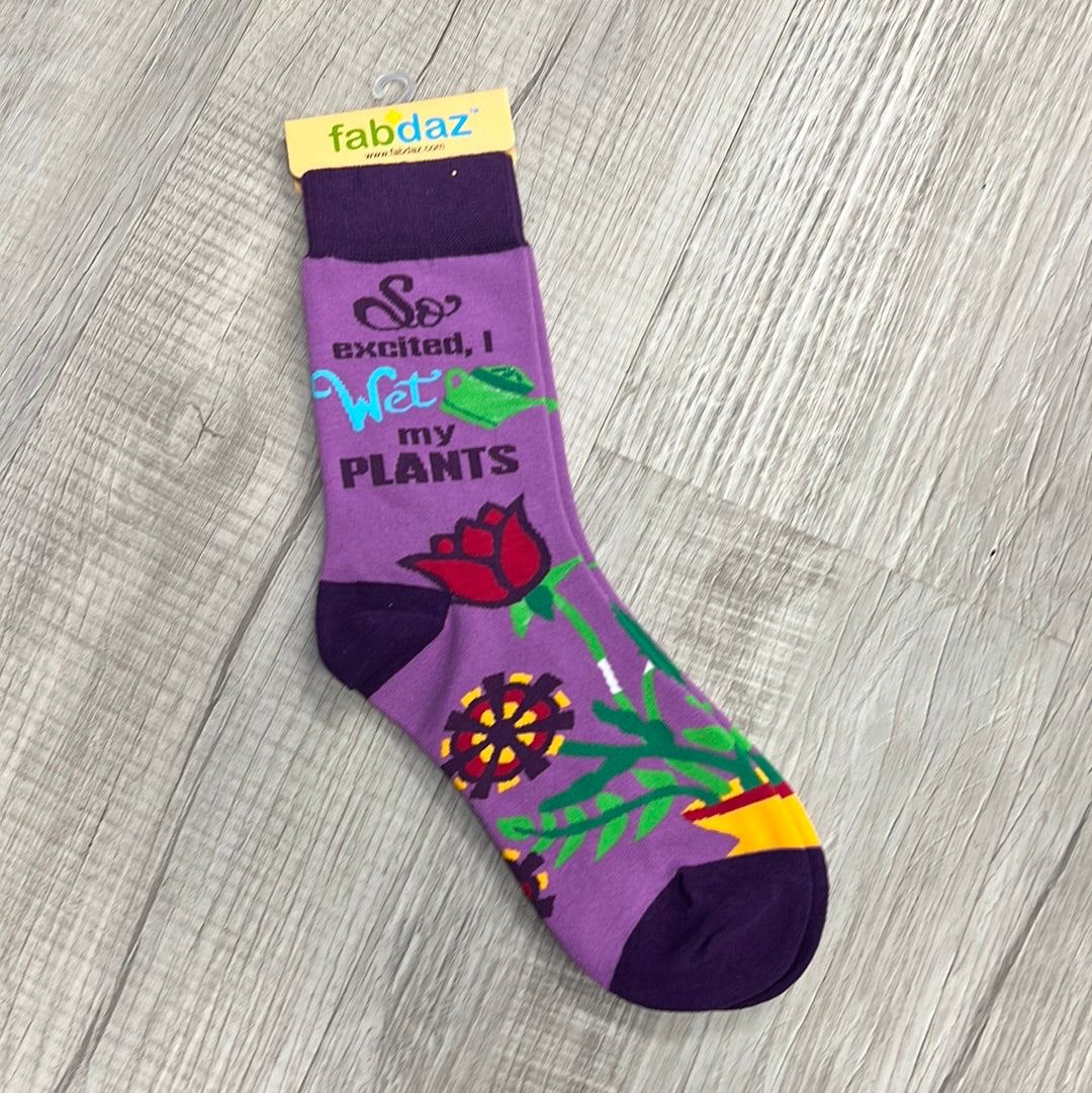 So excited, I wet my plants