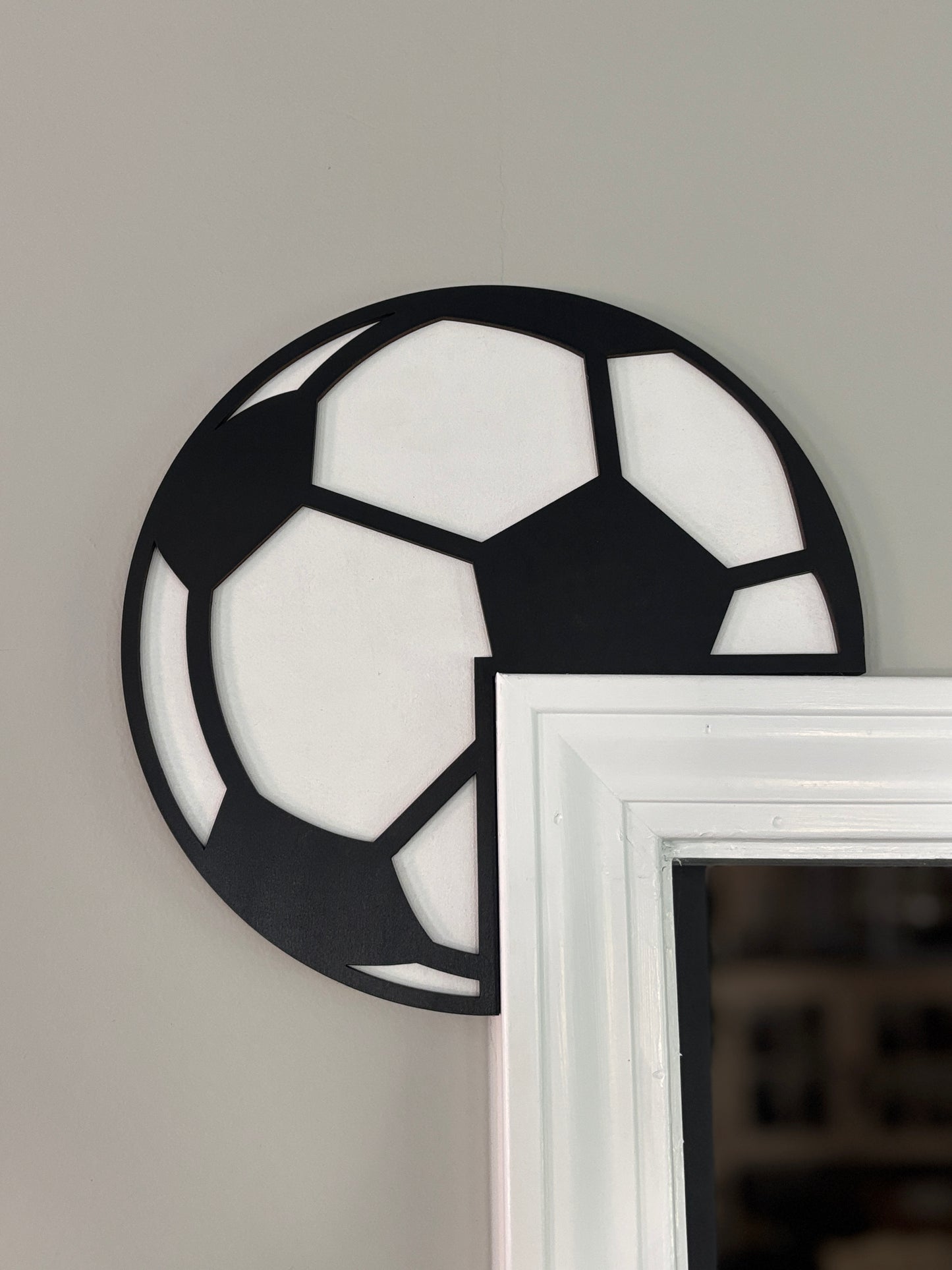 Sports door corner toppers