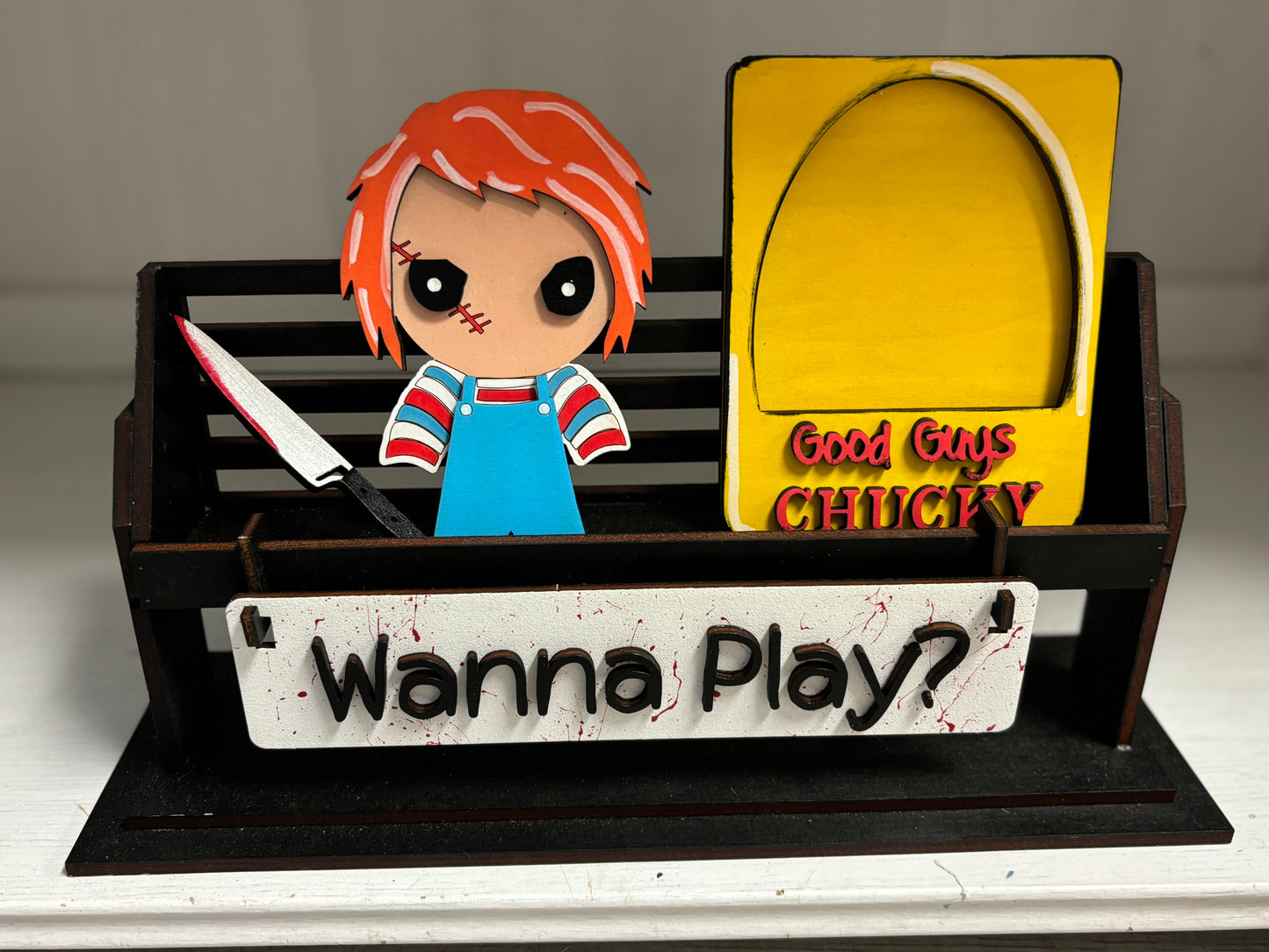 Chucky- horror interchangeable insert set for wagon and shelf