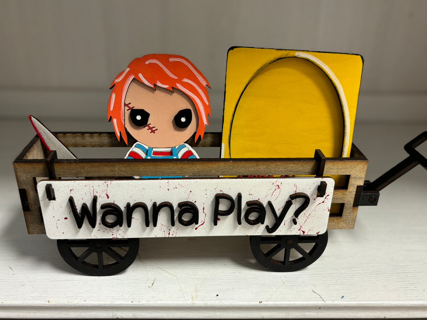 Chucky- horror interchangeable insert set for wagon and shelf