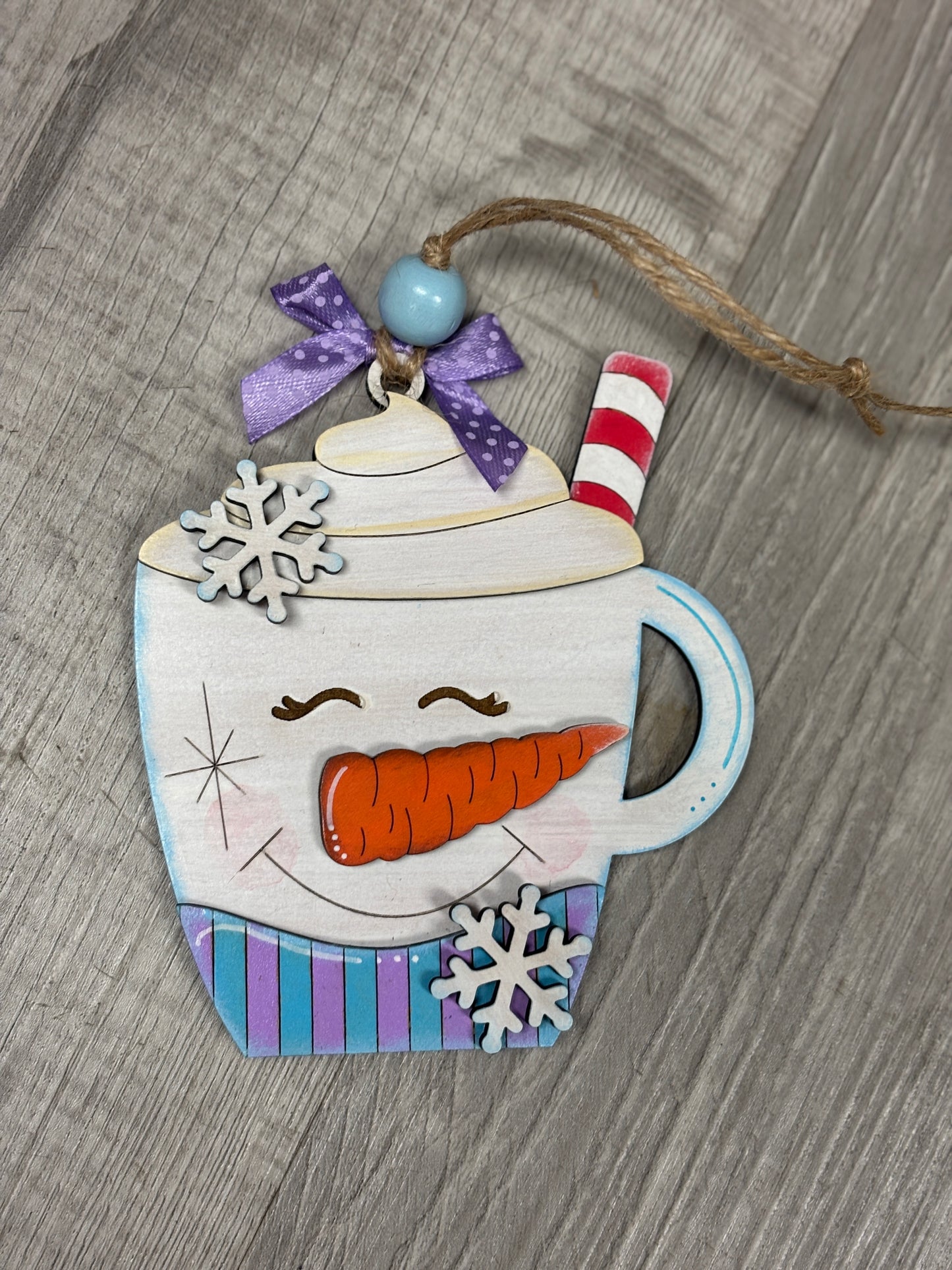 Christmas mug ornaments