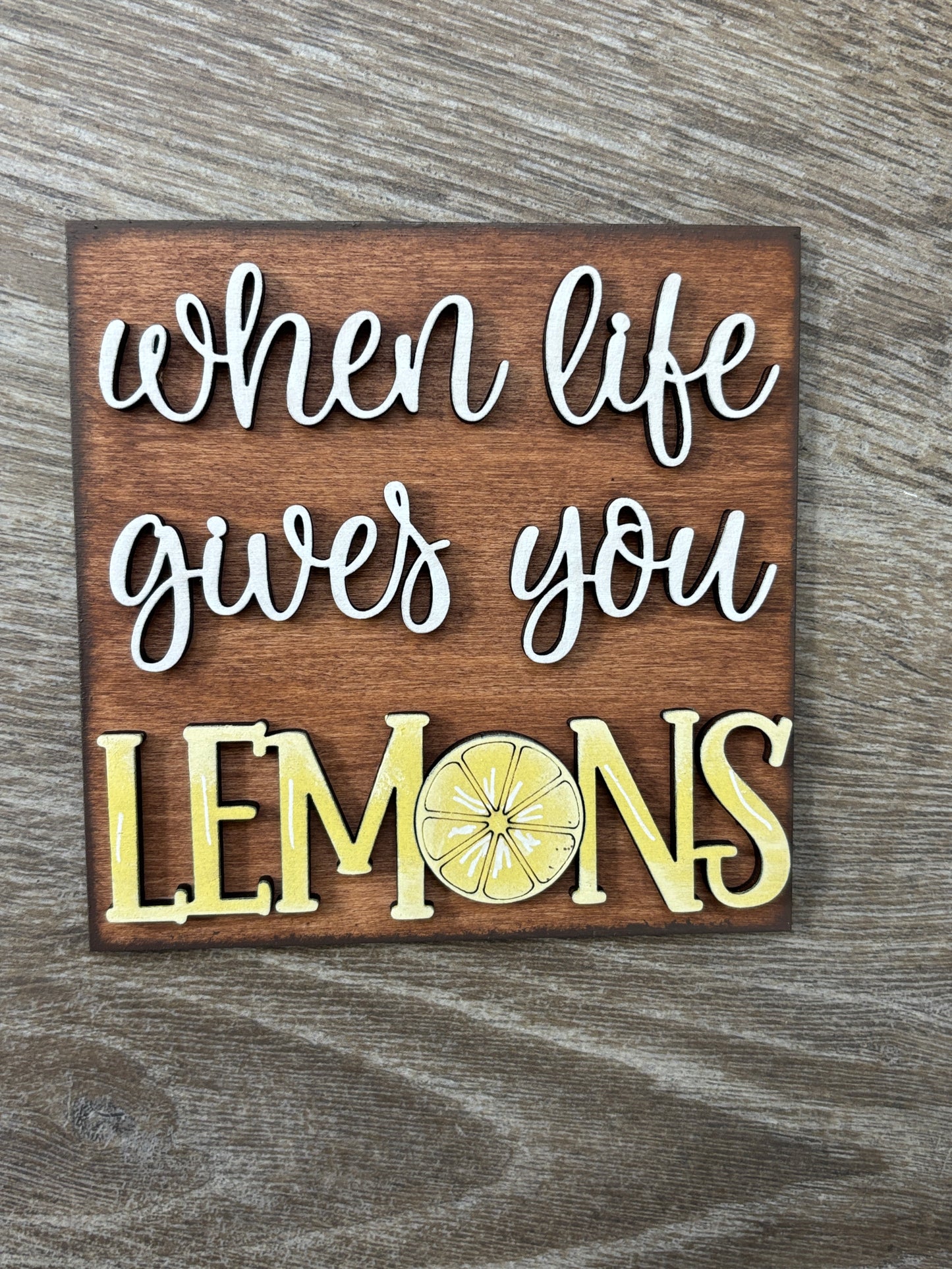 Lemon square inserts