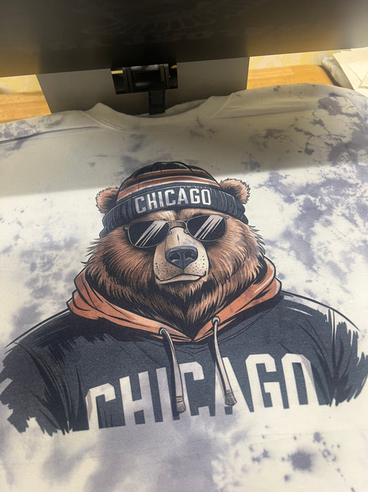 Bears crew tye dyed