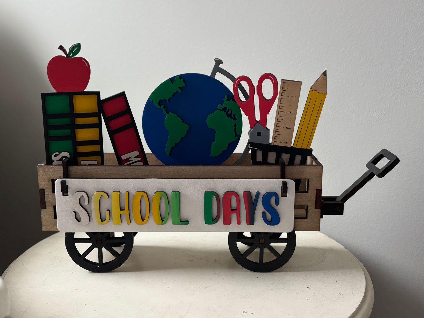 School days interchangeable set for wagon/shelf