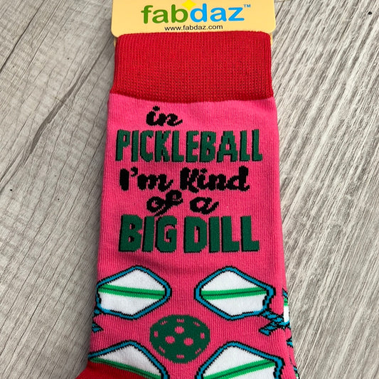 In pickle ball I’m kind of a big dill