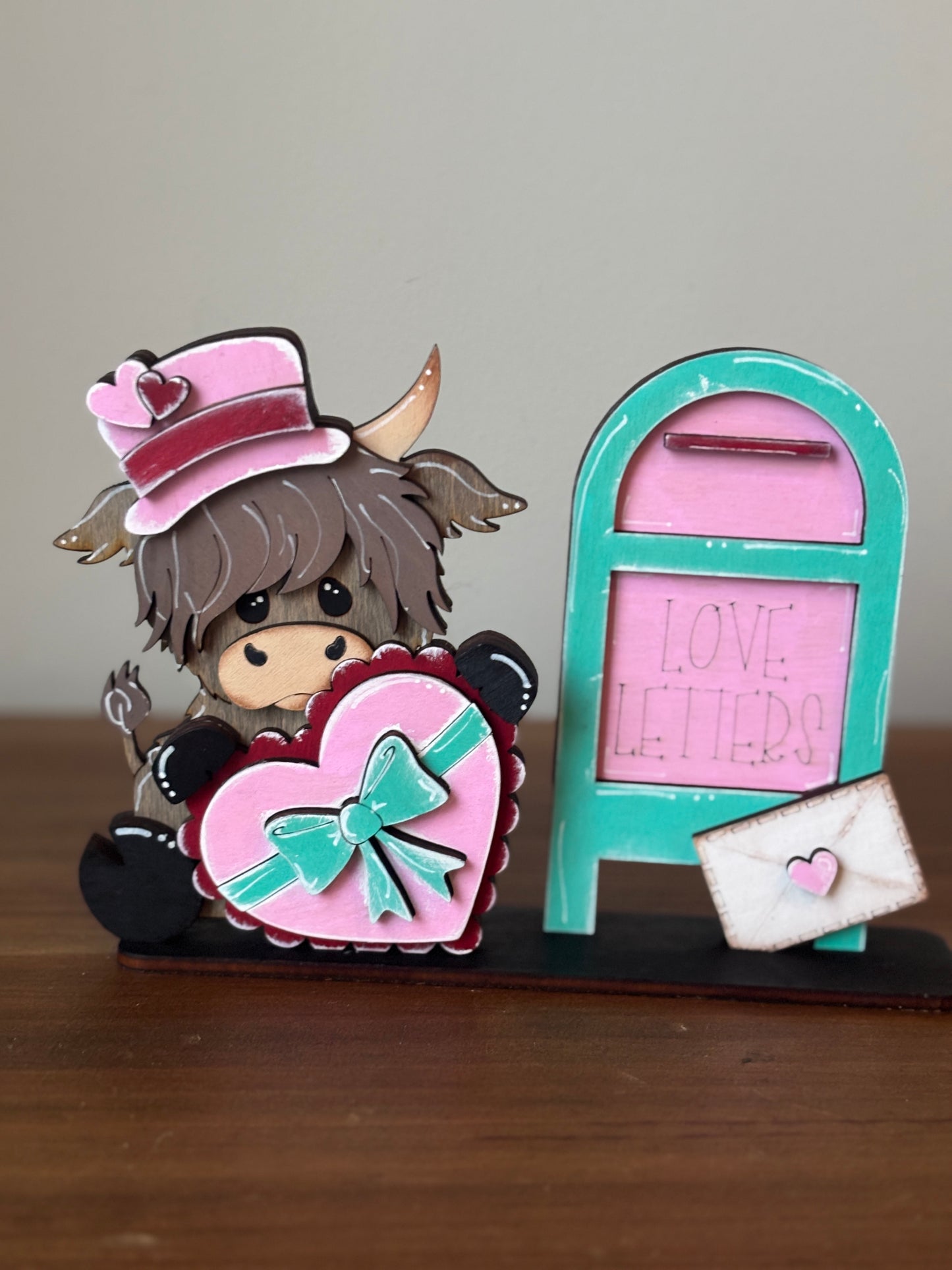Mini standing highland cow- Valentine’s