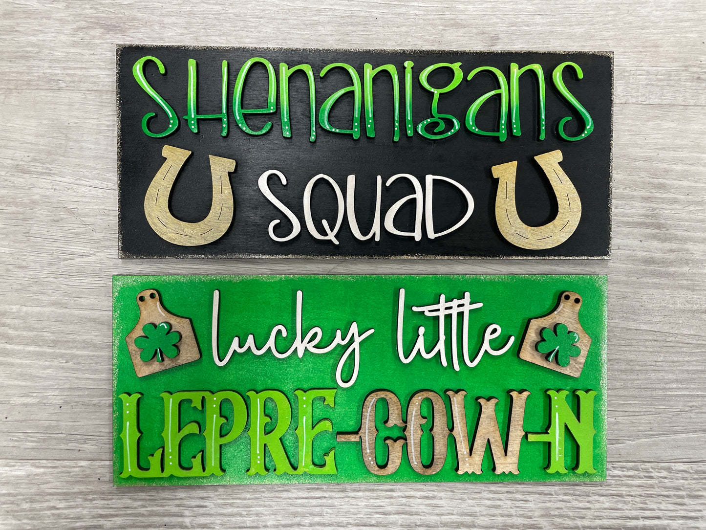 St. Patrick’s Day rectangle interchangeable inserts