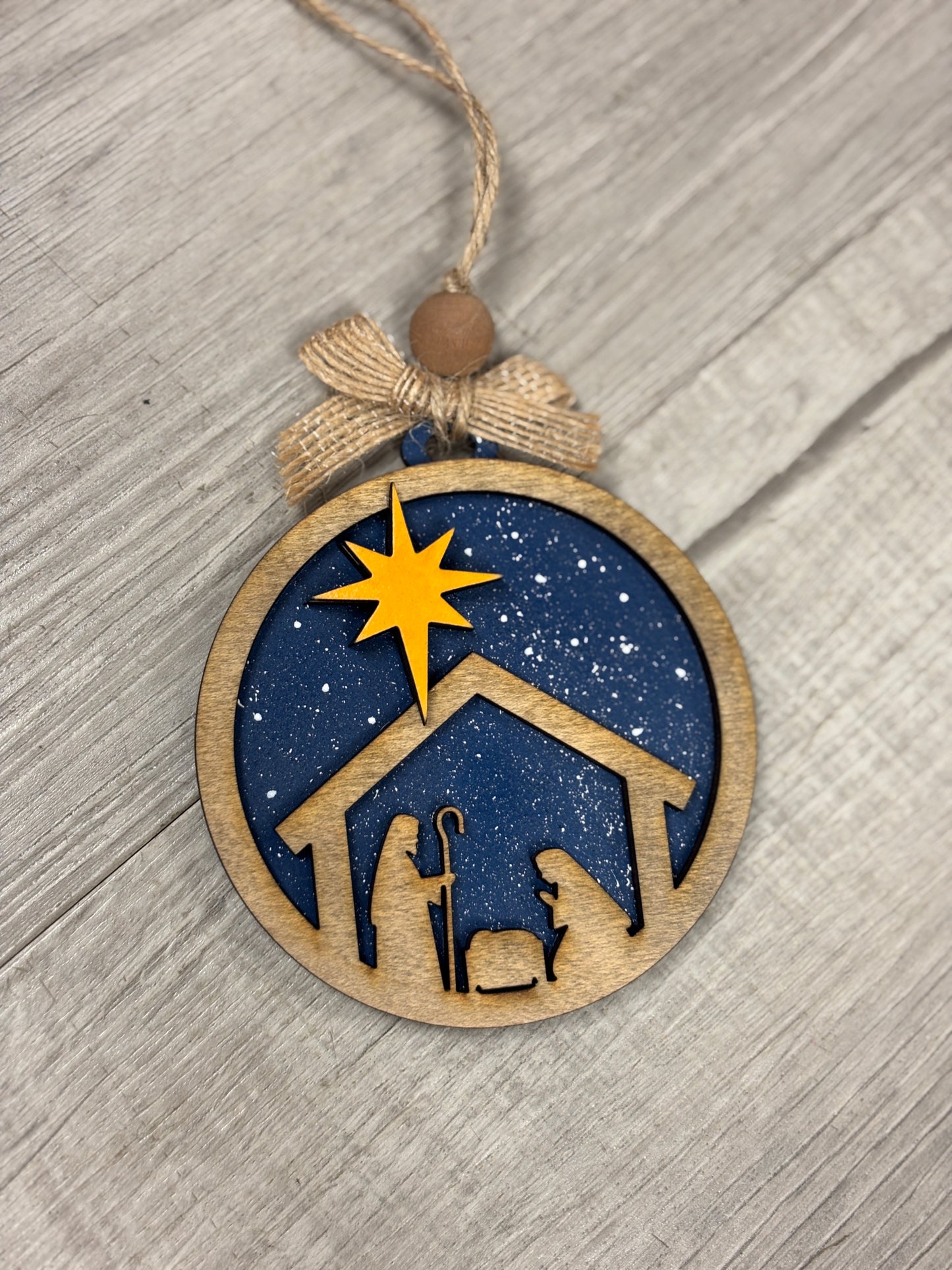 Christmas nativity ornaments