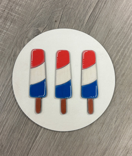 Bomb pops round interchangeable insert