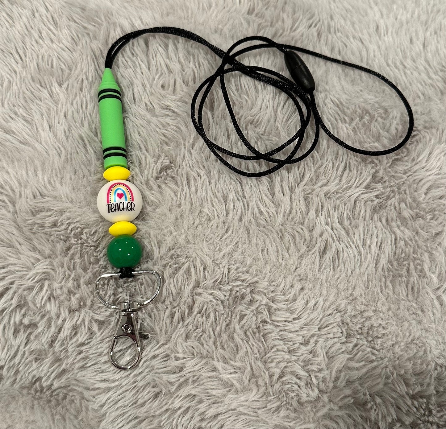 Crayon lanyards