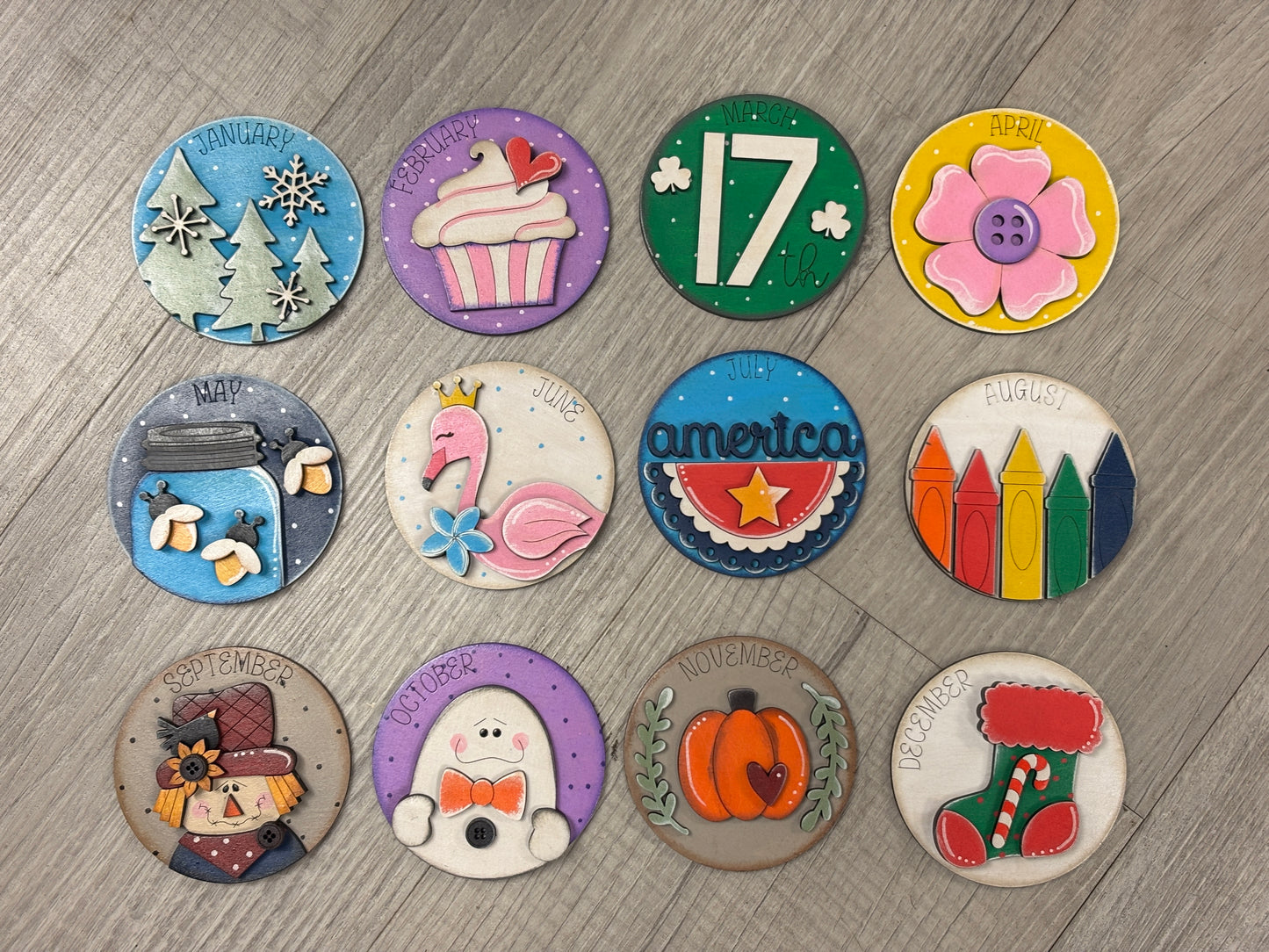 3 inch round interchangeable inserts