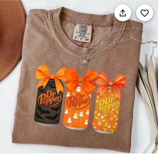 Dr Pepper Halloween tee comfort colors