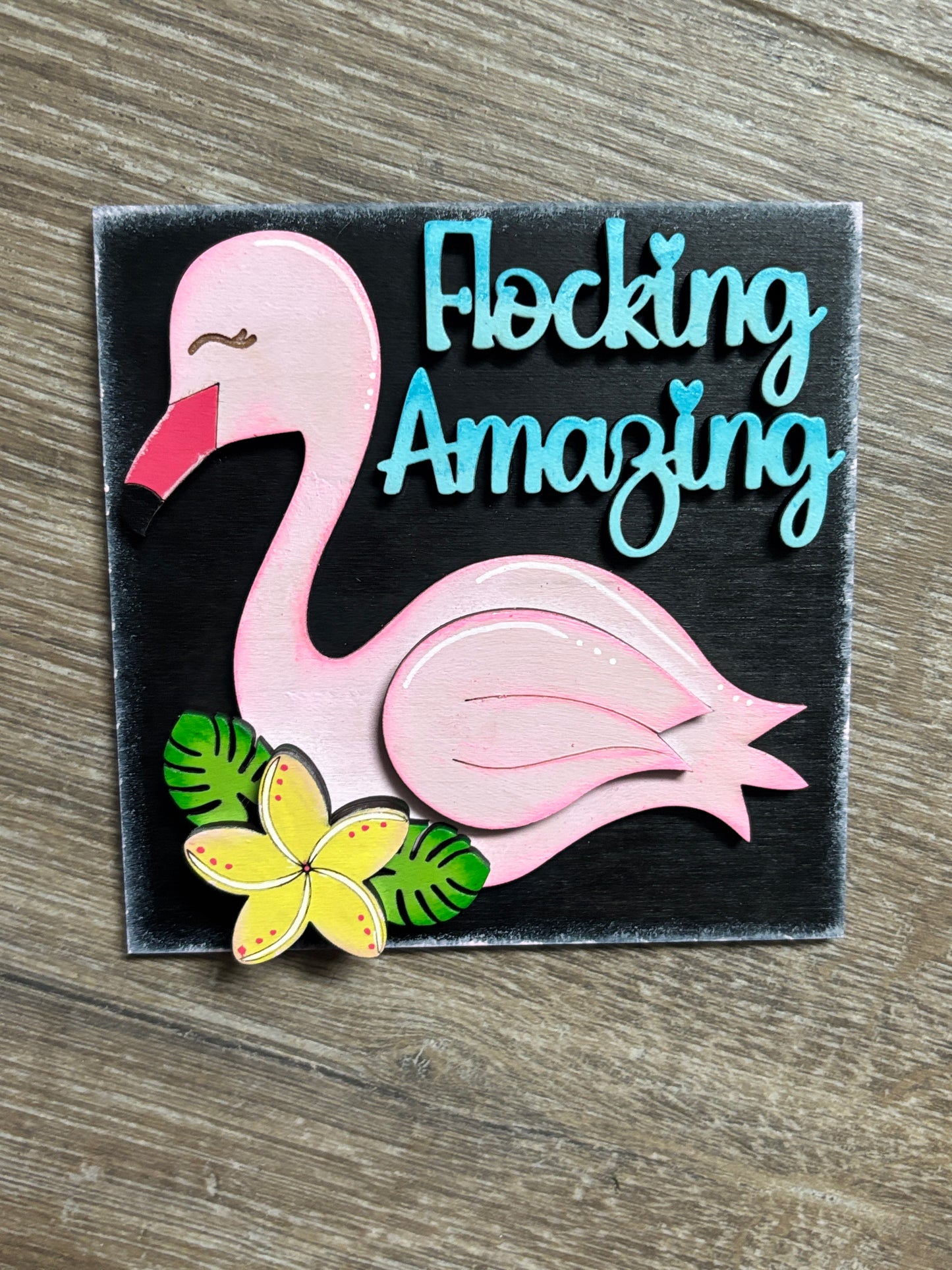 Flamingo square inserts