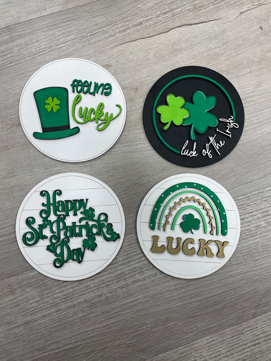 St. Patrick’s Day Round interchangeable inserts