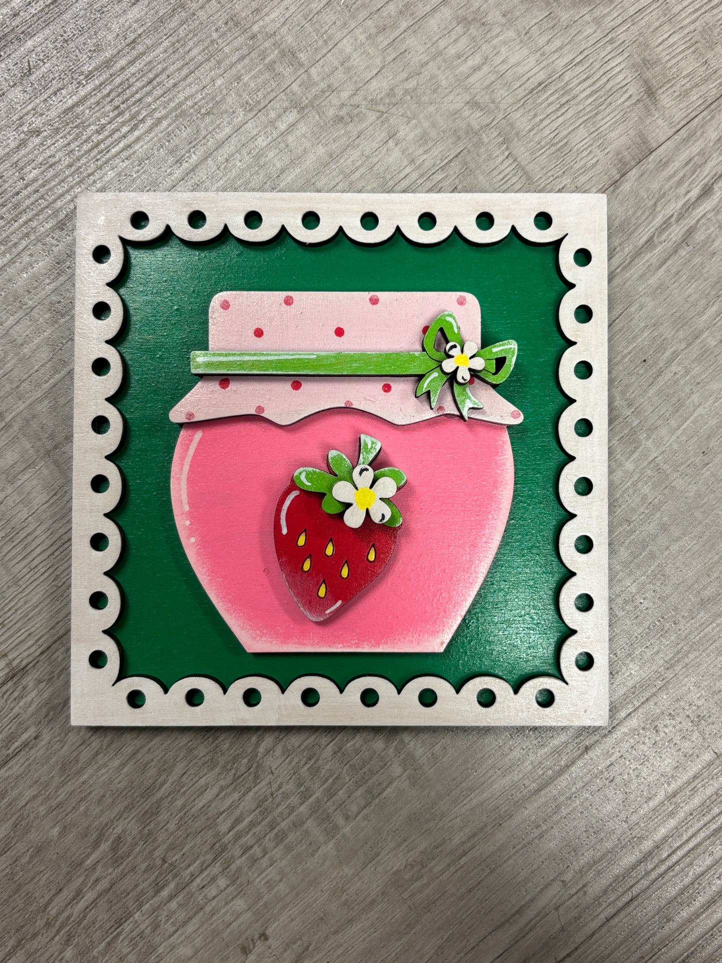 Strawberry square inserts