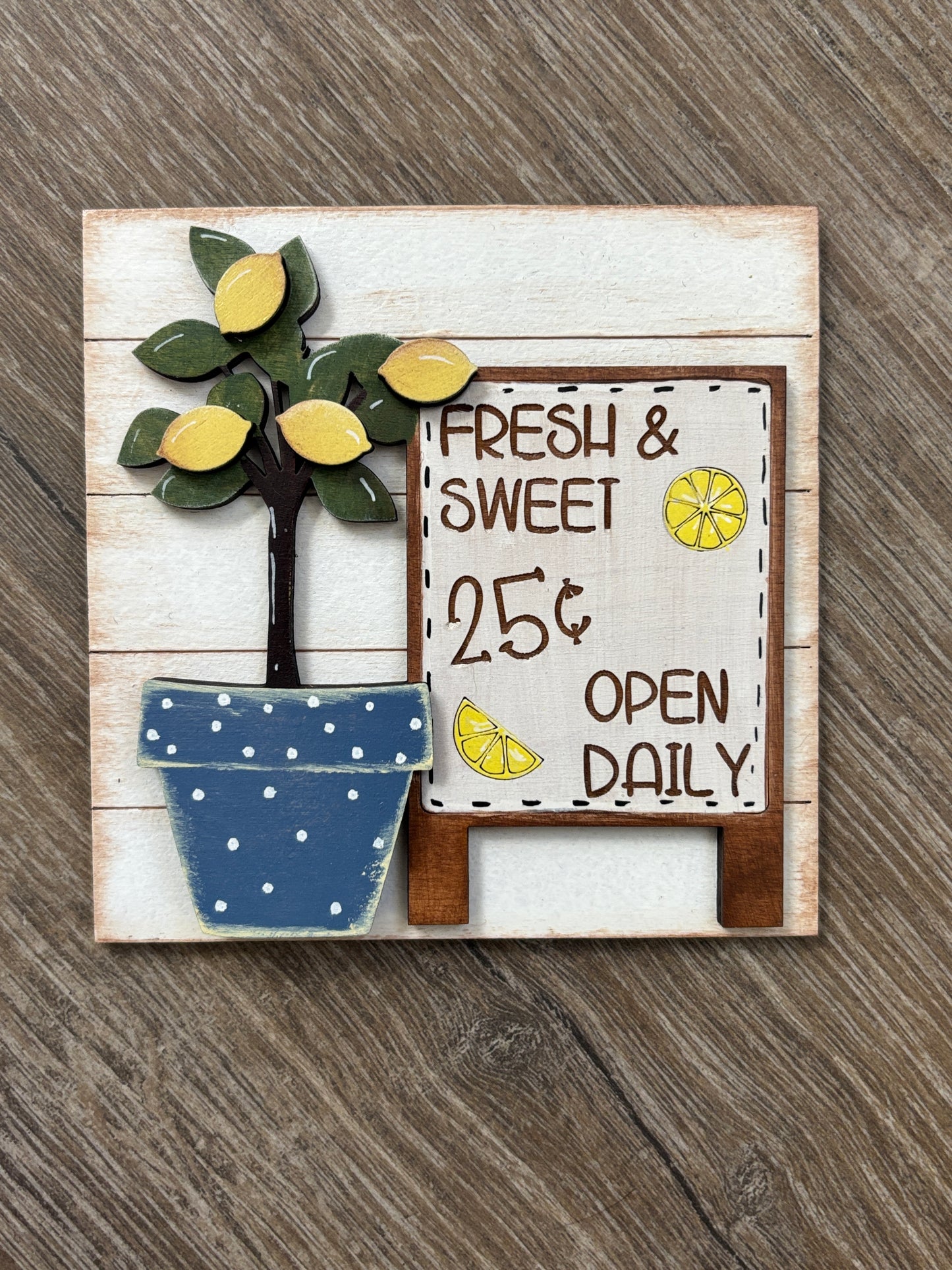 Lemon square inserts