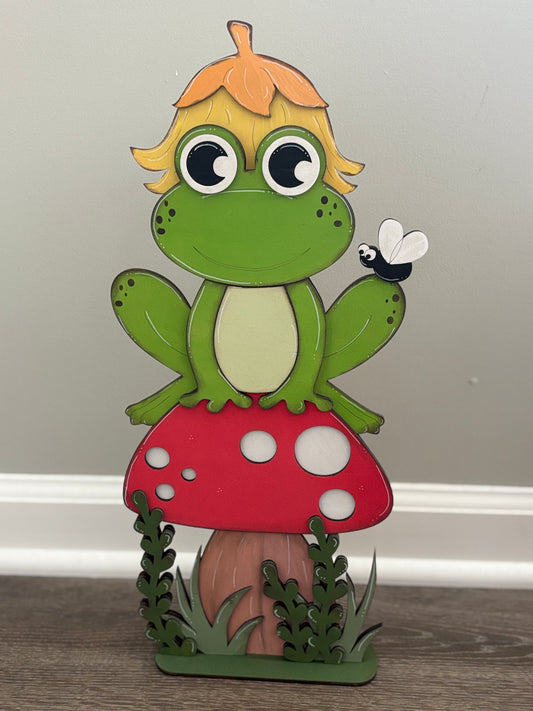standing frog