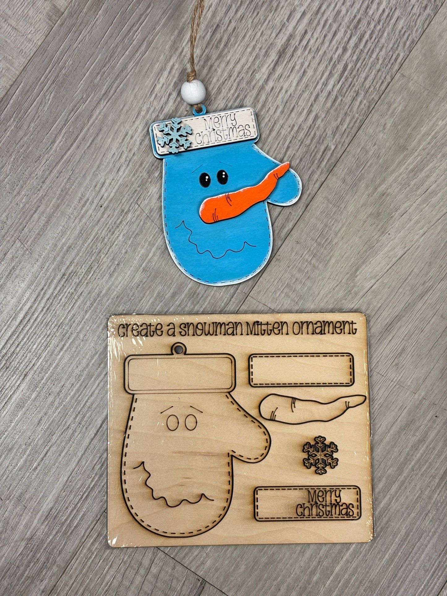 DIY ornament Kit- Christmas shapes