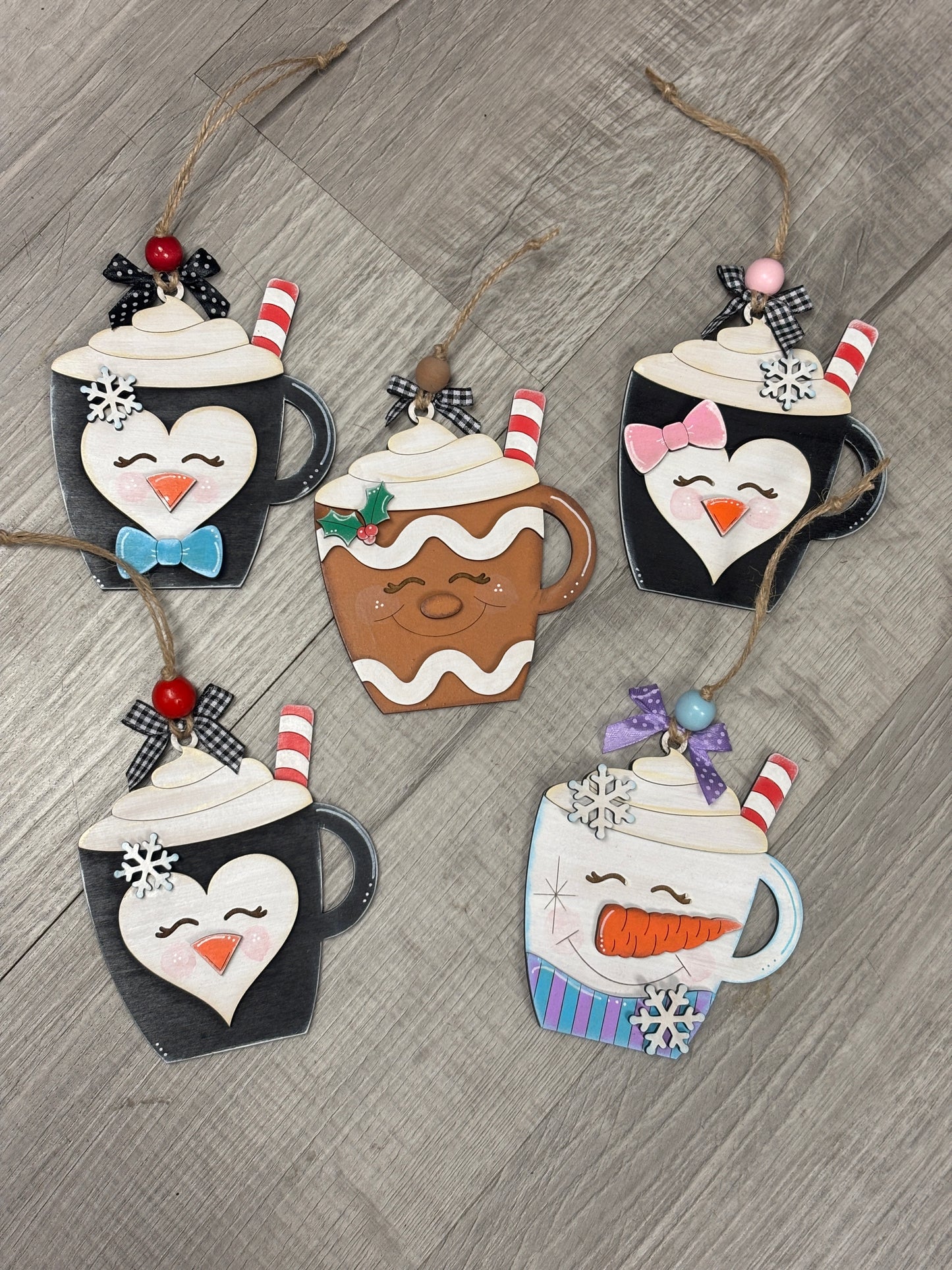 Christmas mug ornaments