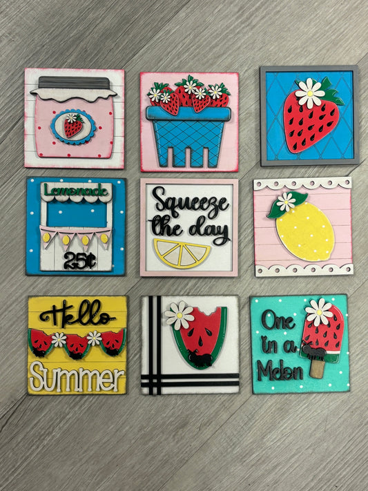 Fruit square inserts