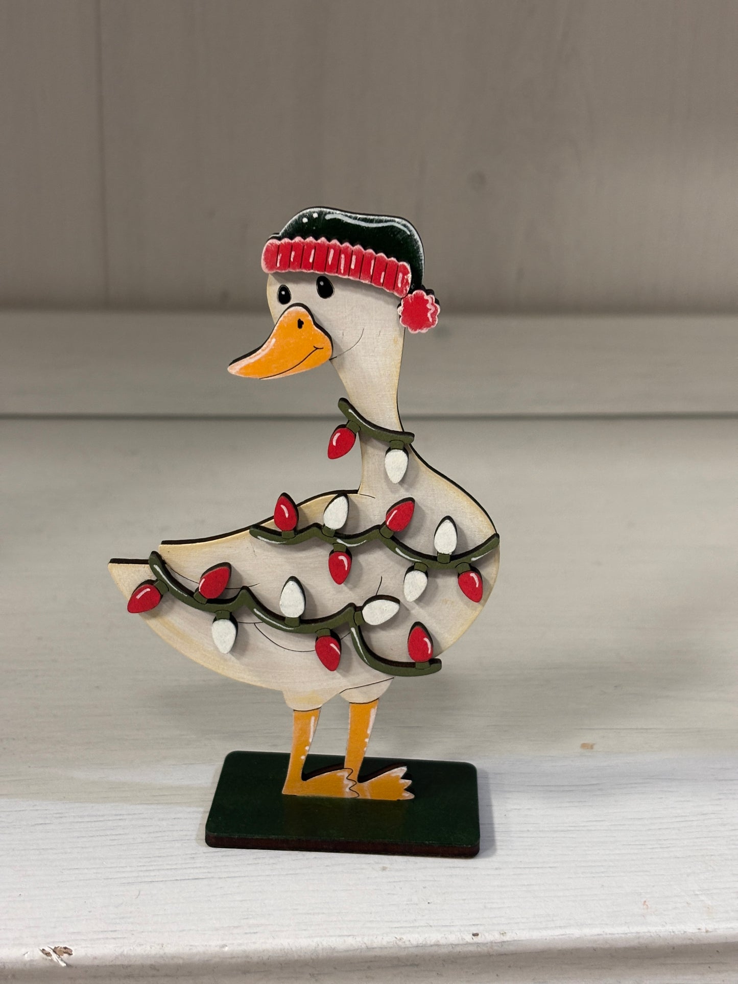 Standing Christmas geese
