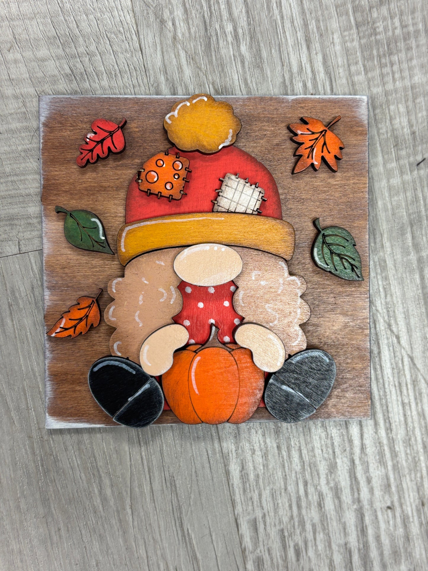 Fall - gnome square inserts