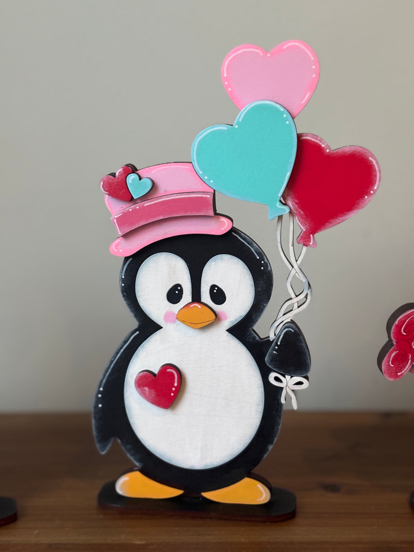 Mini standing penguins- Valentine’s