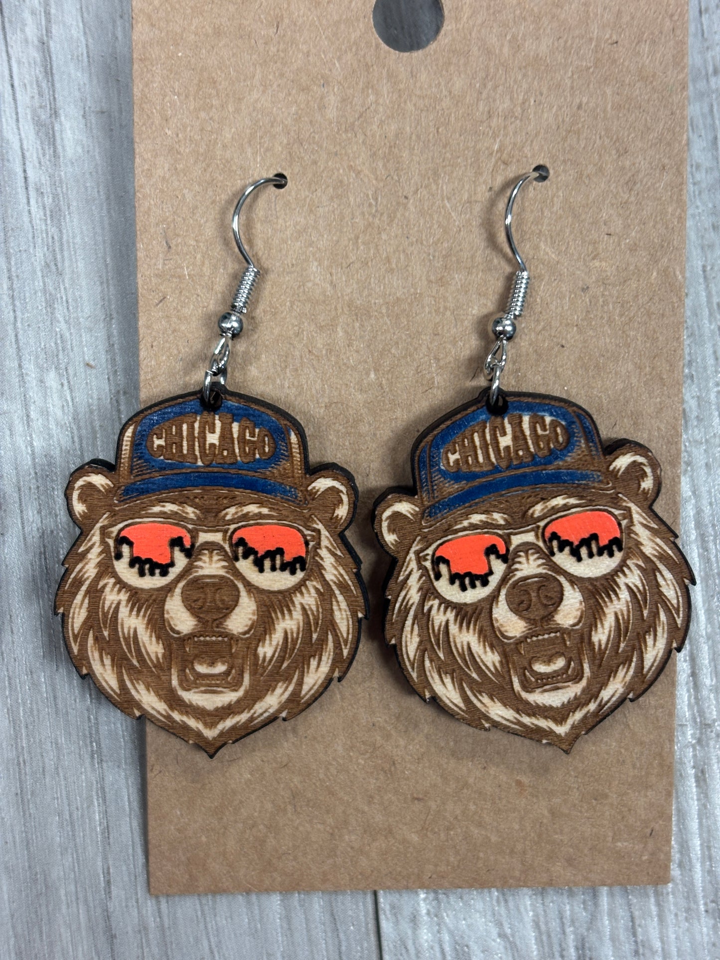 Bears Football earrings