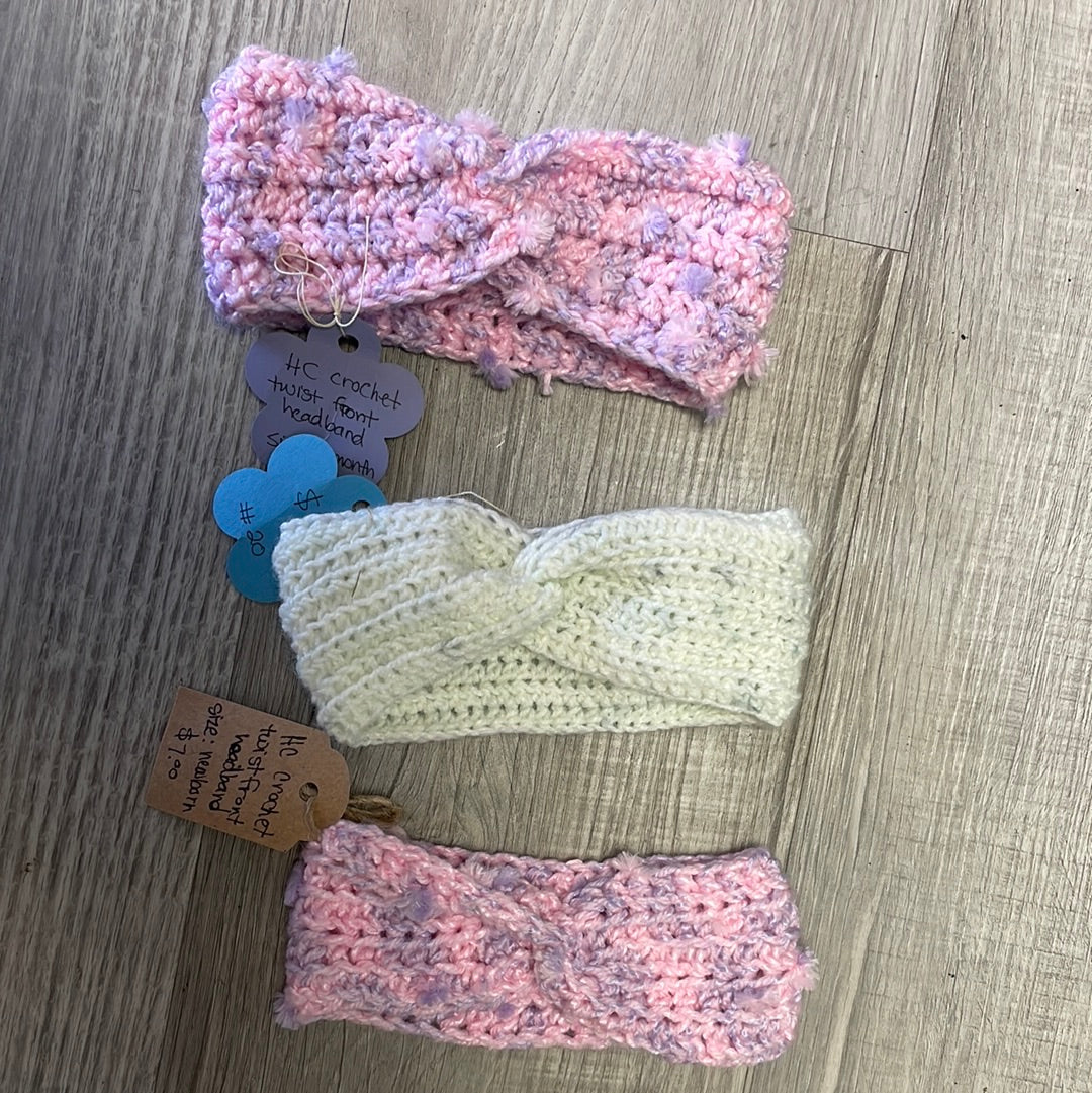 Crochet twist baby Headband